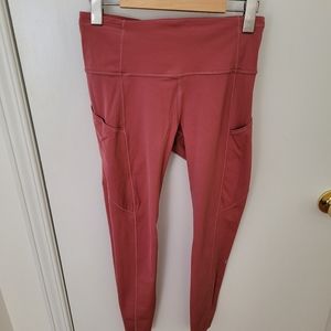 Lululemon Rose Colored Leggings